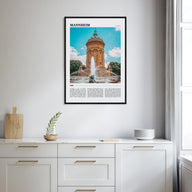 Mannheim Travel Color Poster