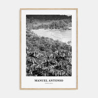Manuel Antonio National Park Portrait B&W Poster