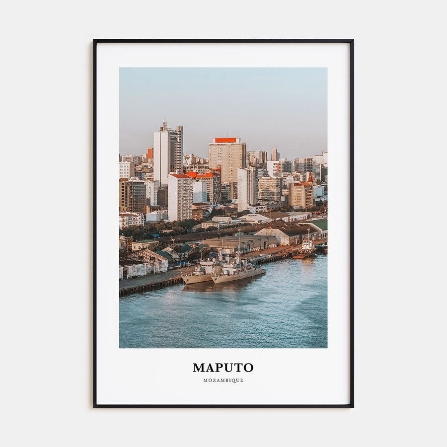 Maputo Portrait Color Poster