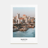 Maputo Portrait Color Poster
