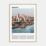 Maputo Travel Color Poster