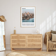 Maputo Travel Color Poster