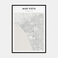 Mar Vista Map Portrait Poster