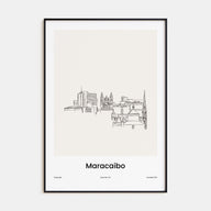 Maracaibo Drawn Poster