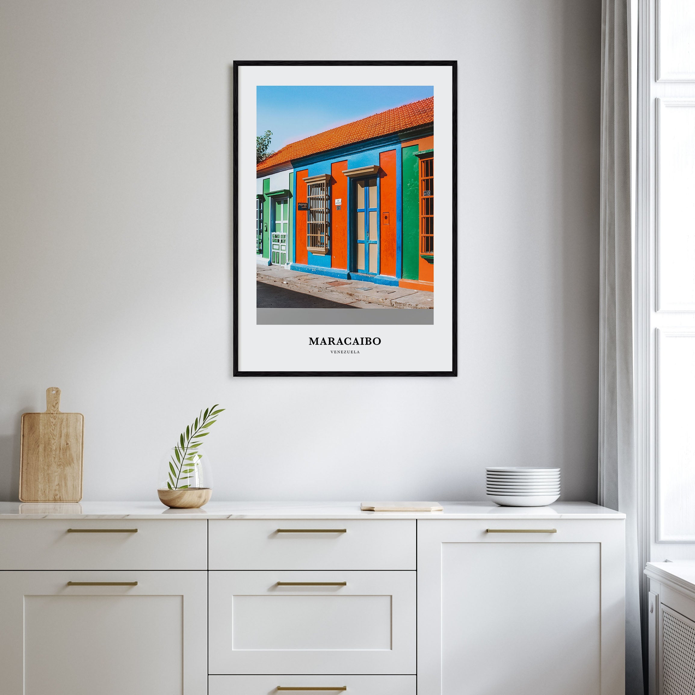 Maracaibo Portrait Color Poster