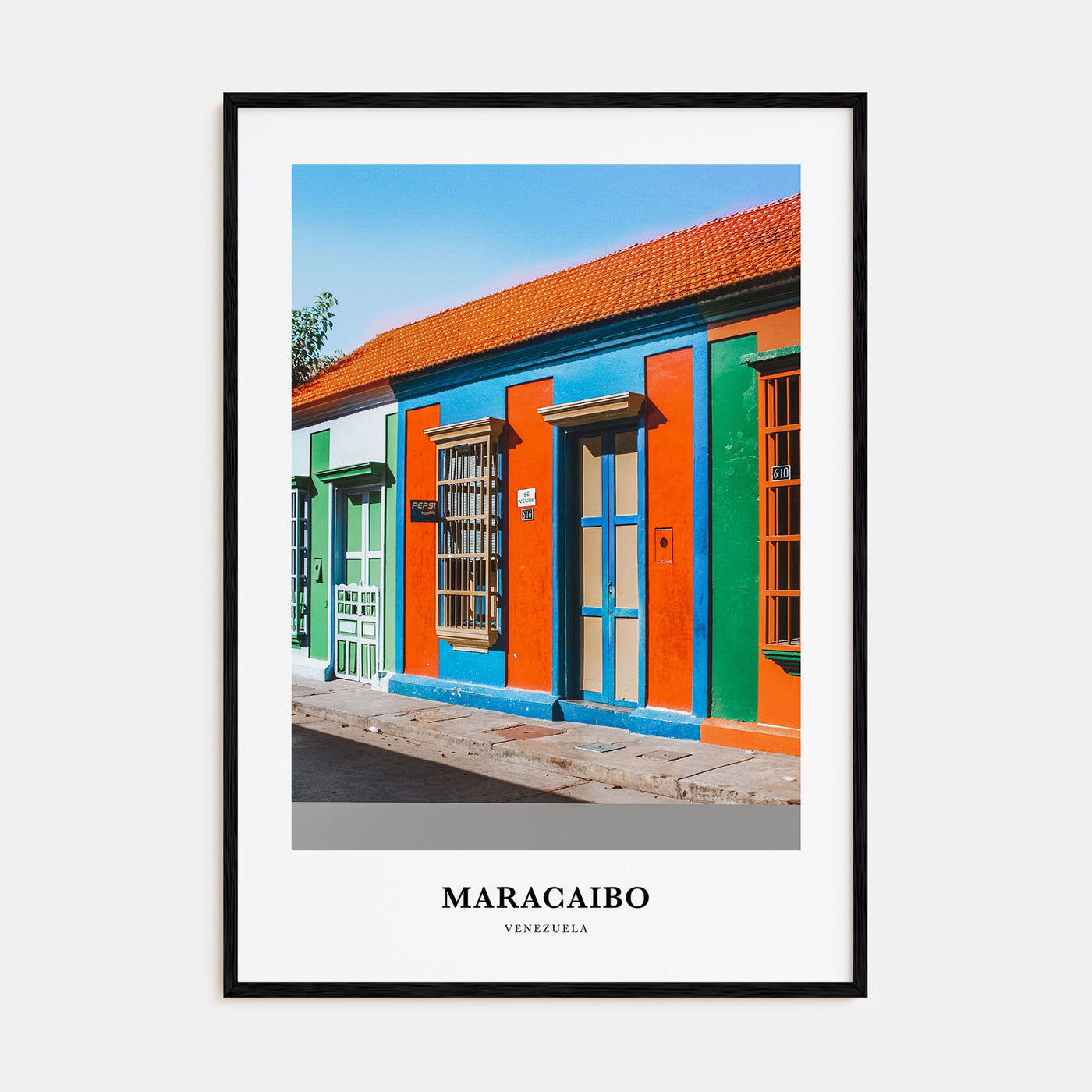 Maracaibo Portrait Color Poster