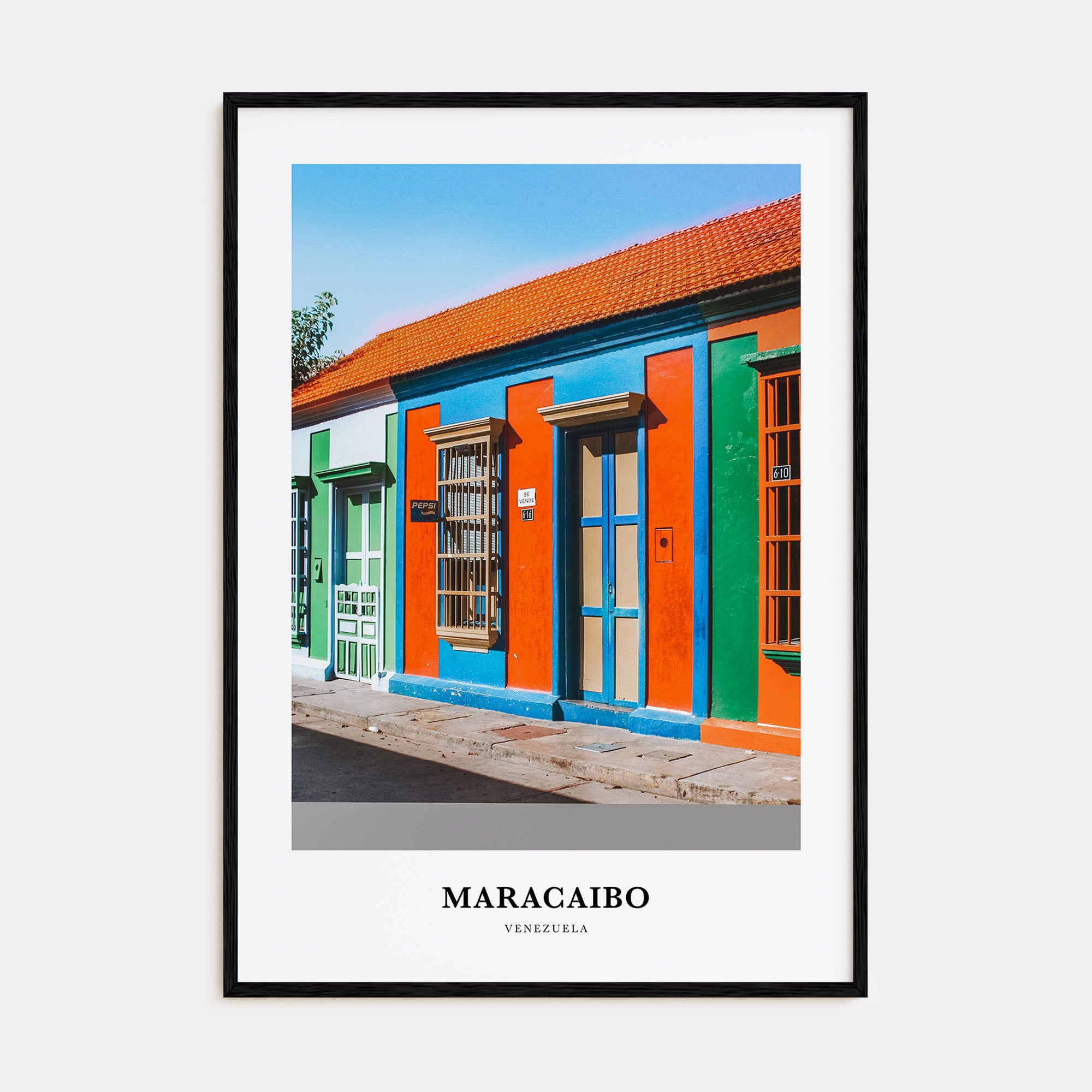 Maracaibo Portrait Color Poster