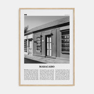 Maracaibo Travel B&W Poster