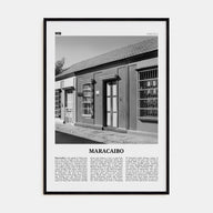 Maracaibo Travel B&W Poster