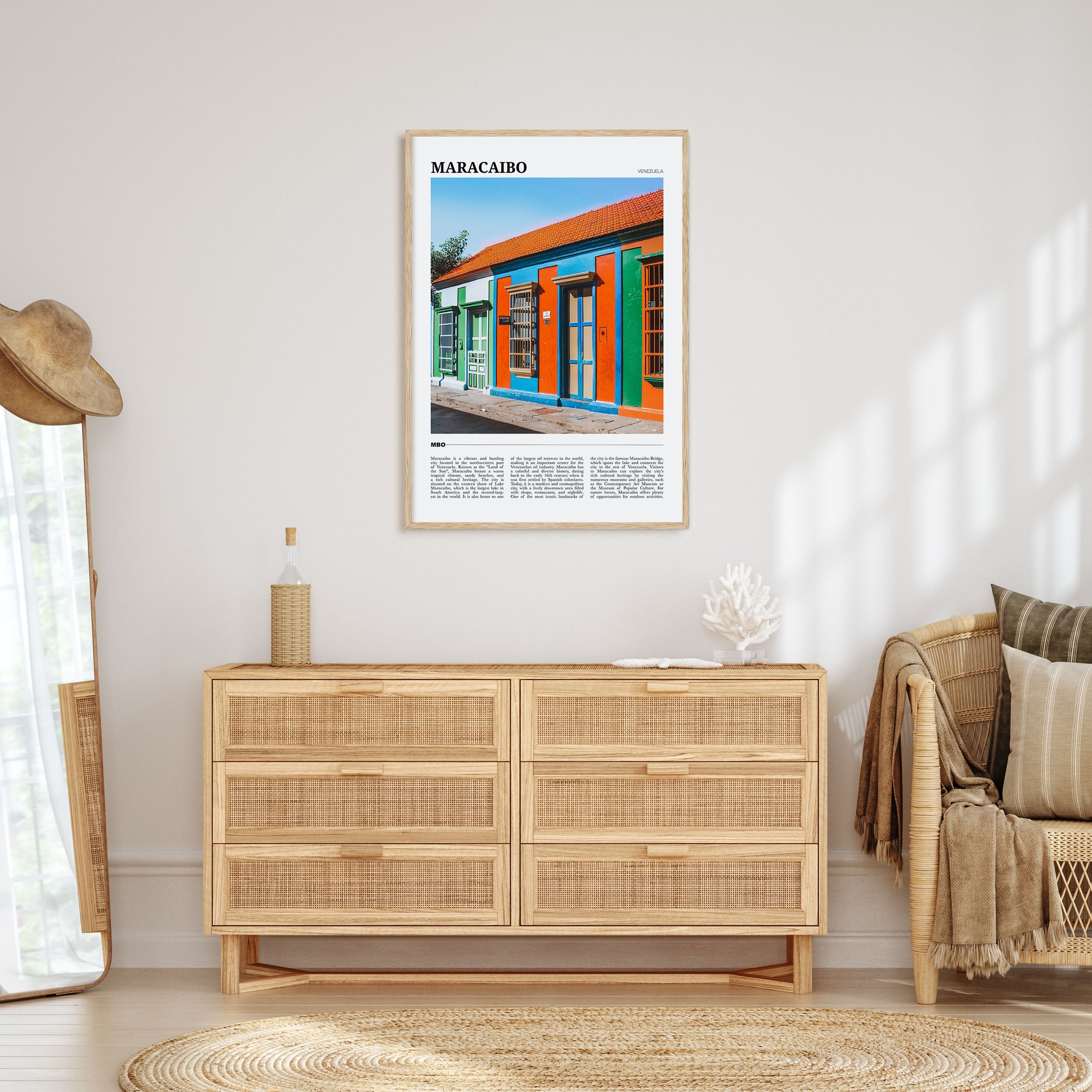 Maracaibo Travel Color Poster