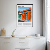 Maracaibo Travel Color Poster