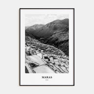 Maras Portrait B&W Poster