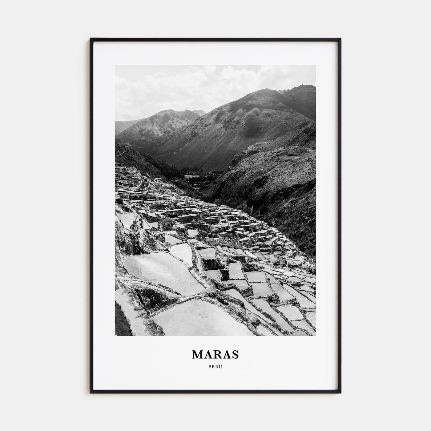 Maras Portrait B&W Poster