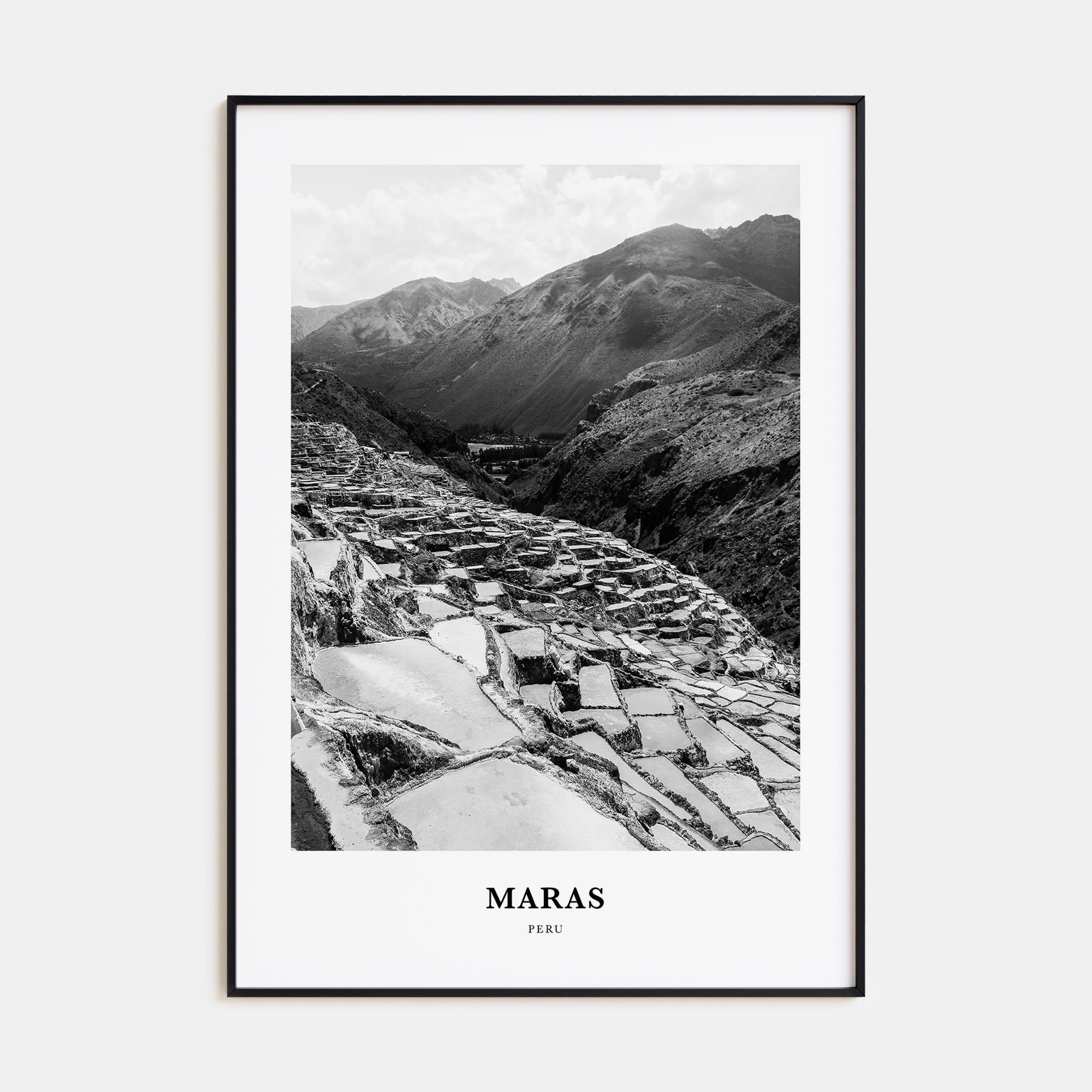 Maras Portrait B&W Poster