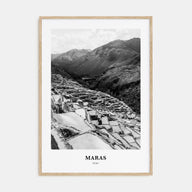 Maras Portrait B&W Poster