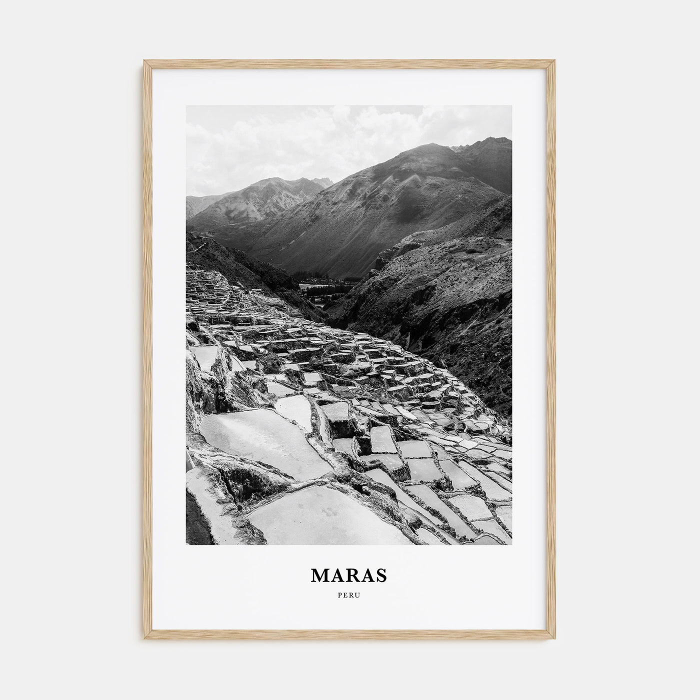 Maras Portrait B&W Poster