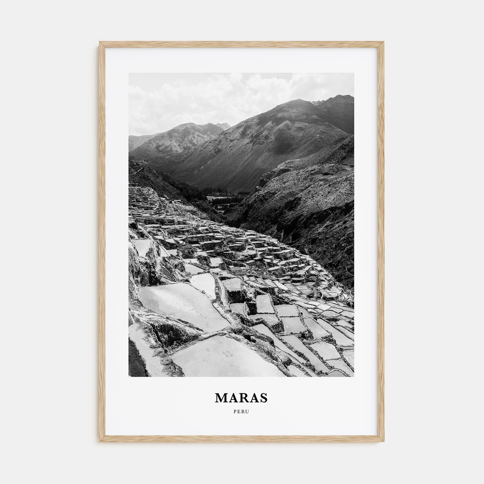 Maras Portrait B&W Poster