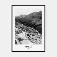 Maras Portrait B&W Poster