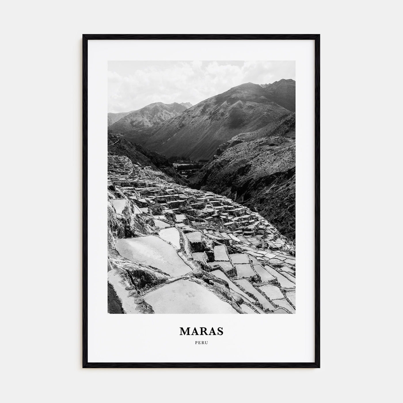 Maras Portrait B&W Poster
