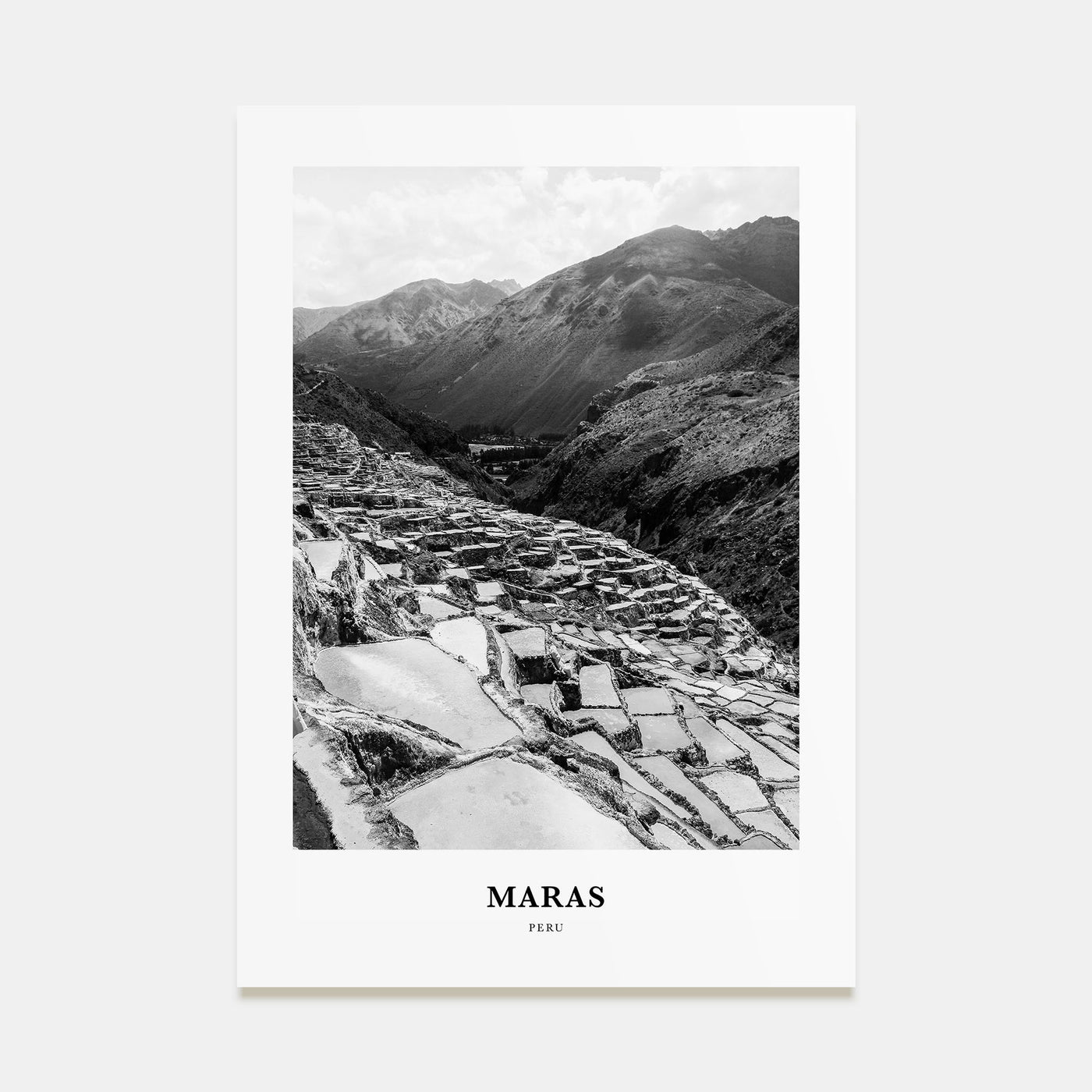 Maras Portrait B&W Poster