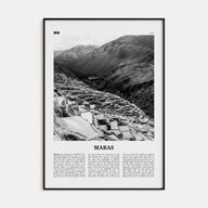 Maras Travel B&W Poster