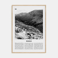 Maras Travel B&W Poster