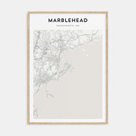 Marblehead Map Portrait Poster