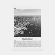 Marblehead Travel B&W Poster