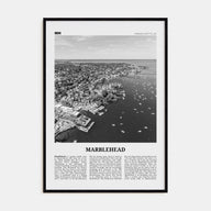 Marblehead Travel B&W Poster