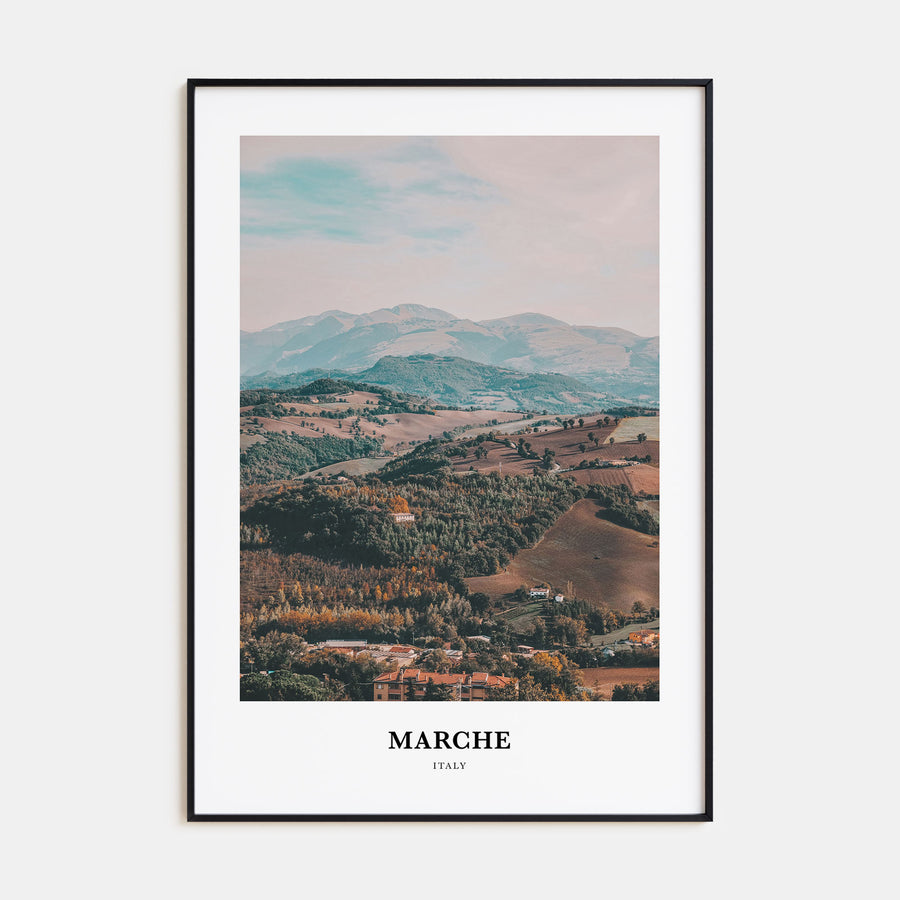 Marche Portrait Color Poster