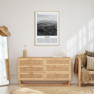 Marche Travel B&W Poster