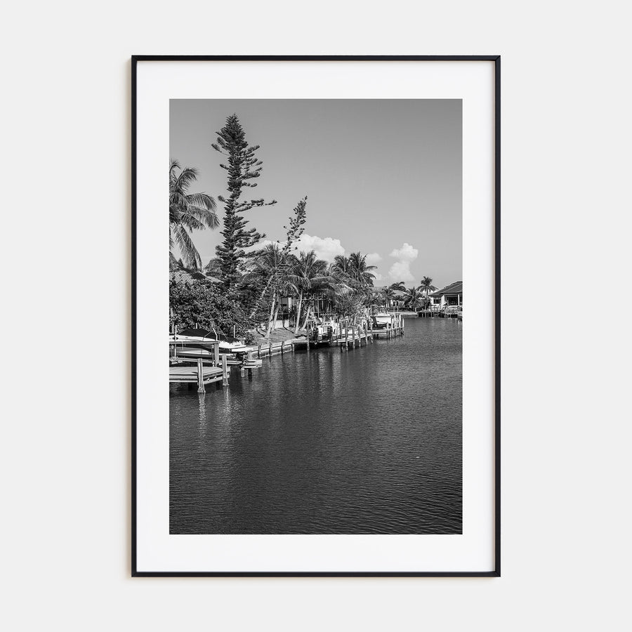 Marco Island Photo B&W Poster