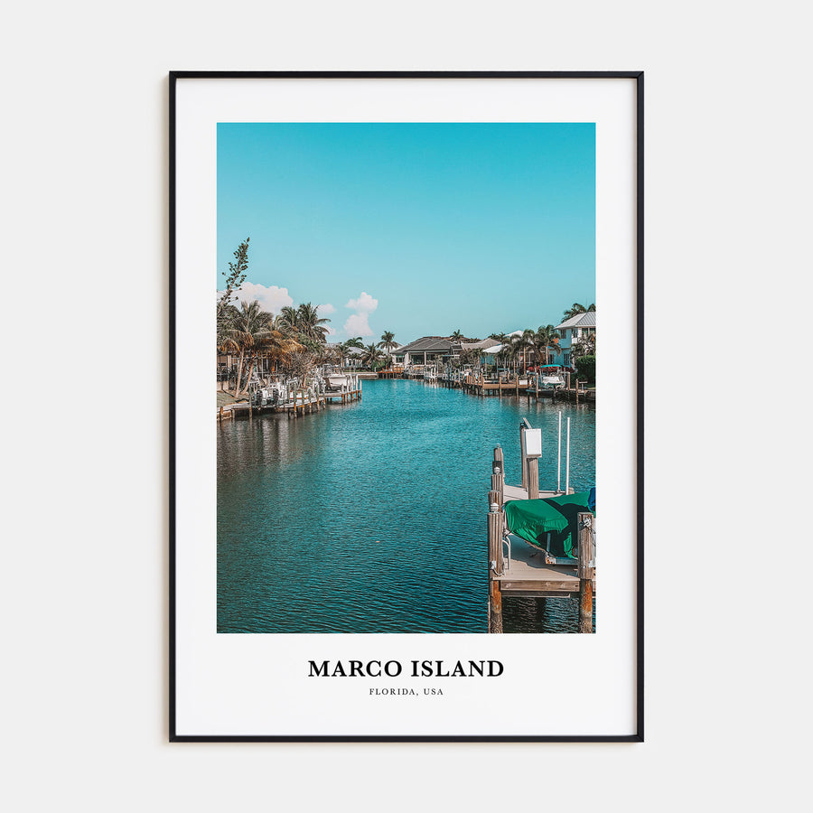 Marco Island Portrait Color Poster