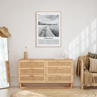 Marco Island Travel B&W Poster