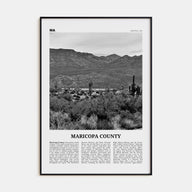 Maricopa County Travel B&W Poster