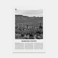 Maricopa County Travel B&W Poster