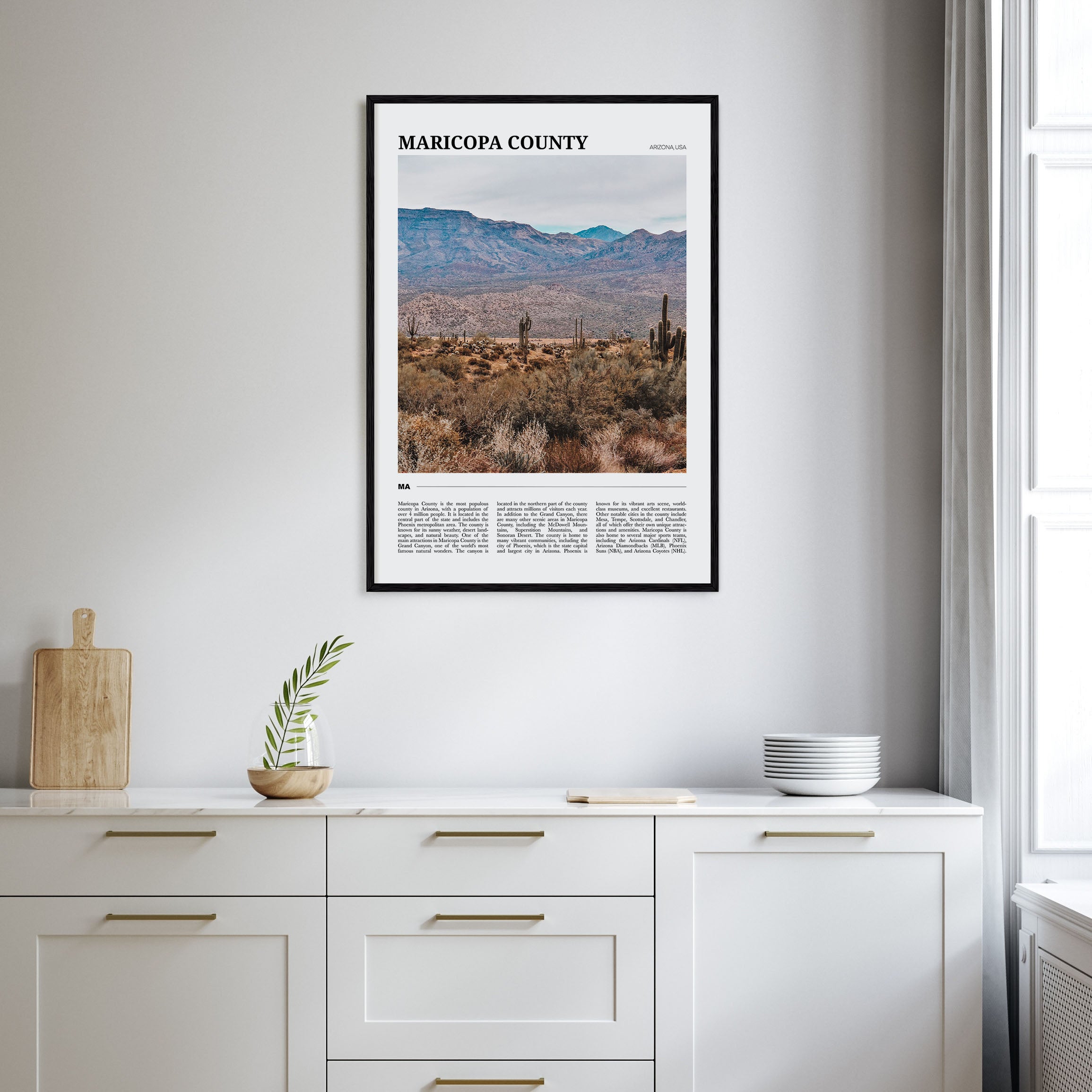 Maricopa County Travel Color Poster