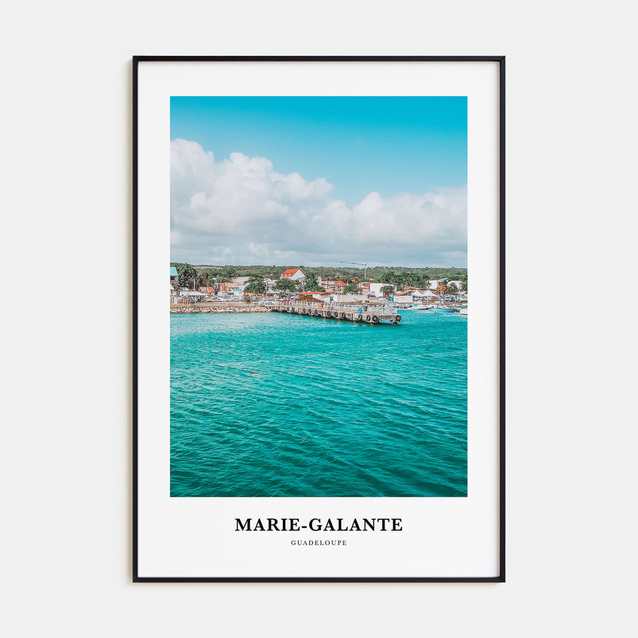 Marie-Galante Portrait Color Poster