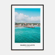 Marie-Galante Portrait Color Poster