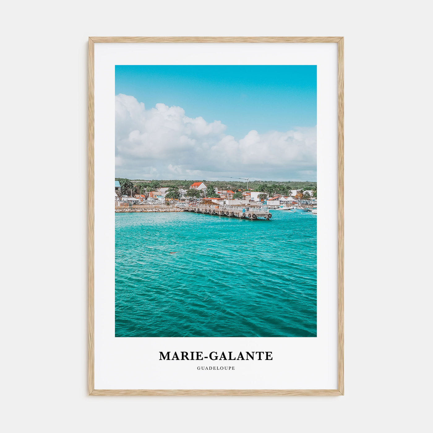 Marie-Galante Portrait Color Poster