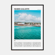 Marie-Galante Travel Color Poster