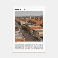 Marietta Travel Color Poster