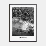 Marigot Portrait B&W Poster