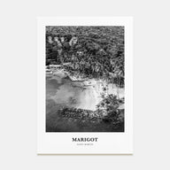 Marigot Portrait B&W Poster