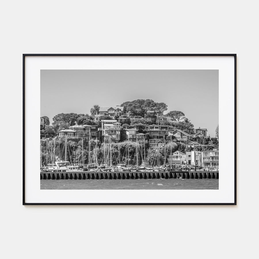 Marin County Landscape B&W Poster