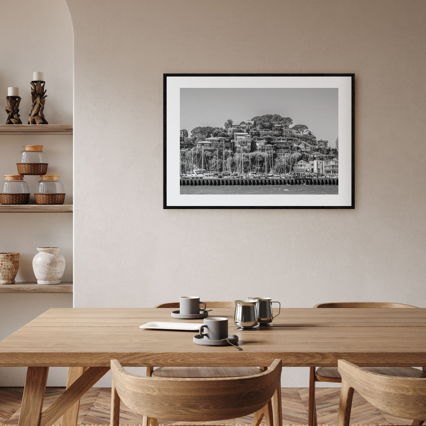 Marin County Landscape B&W Poster