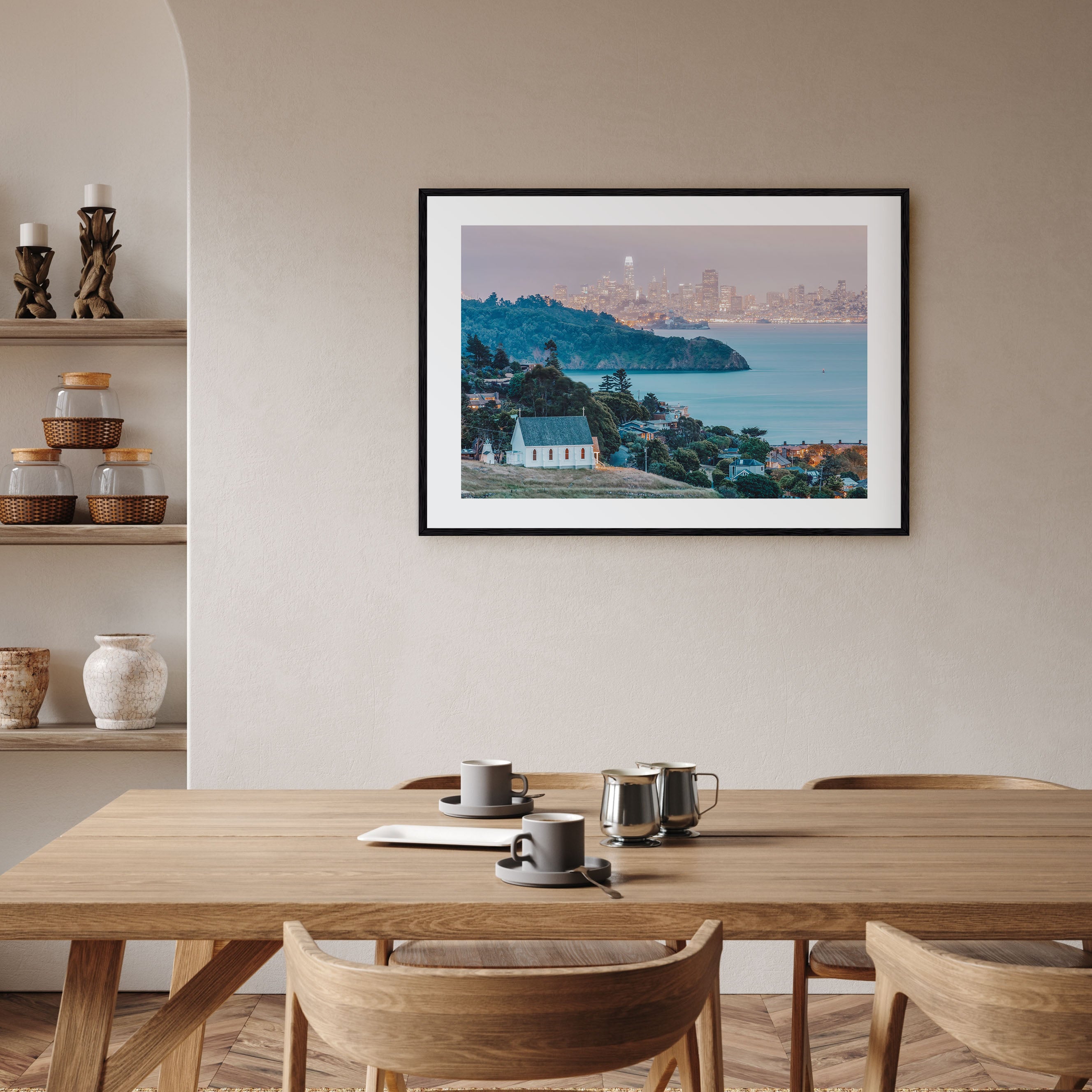 Marin County Landscape Color Poster