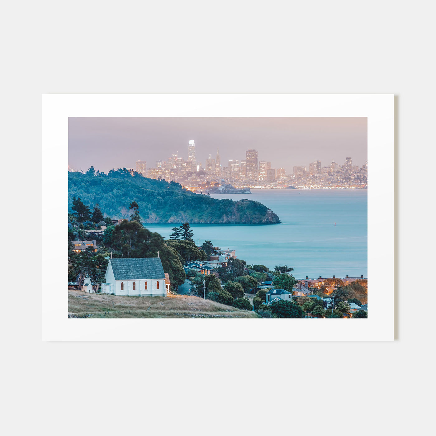 Marin County Landscape Color Poster