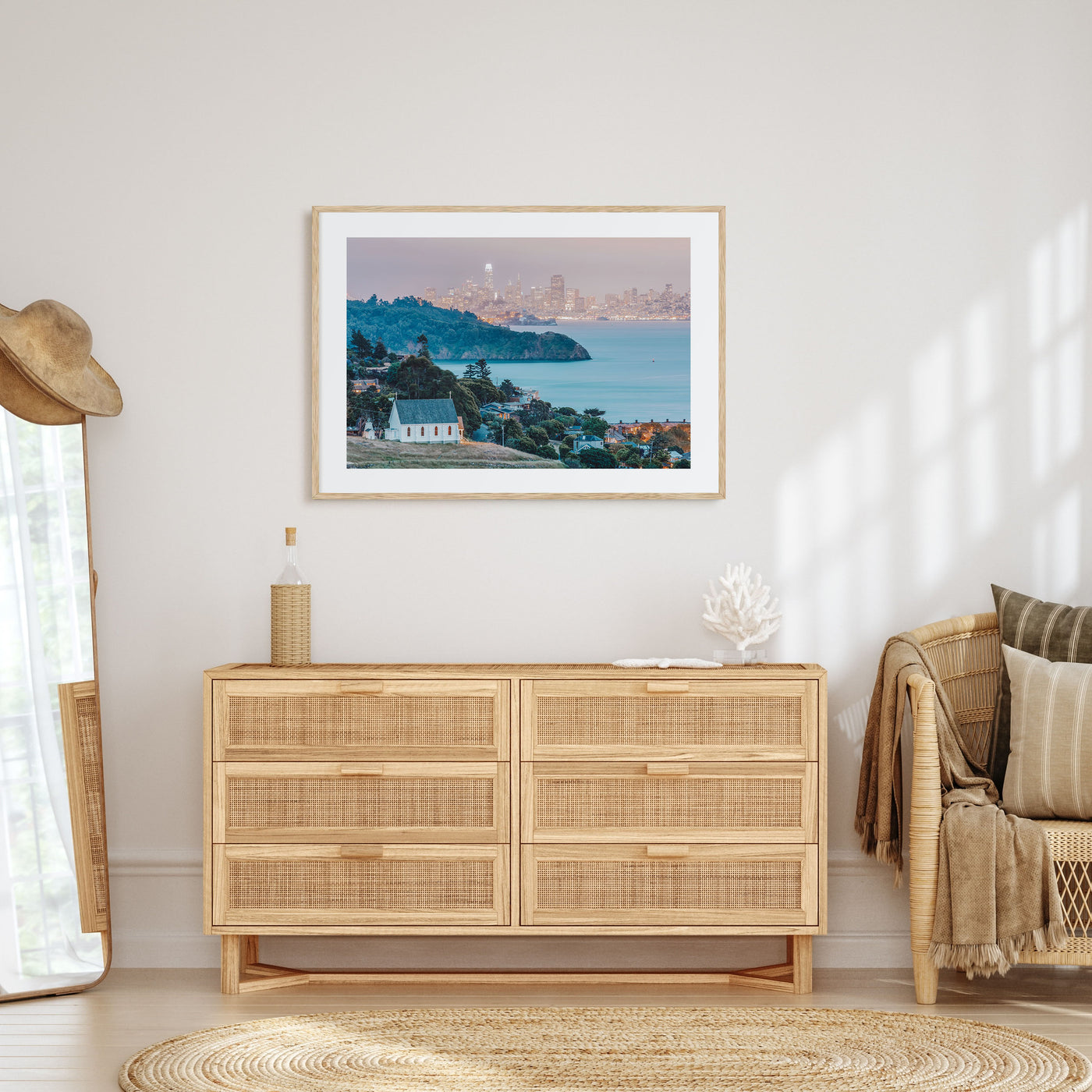 Marin County Landscape Color Poster