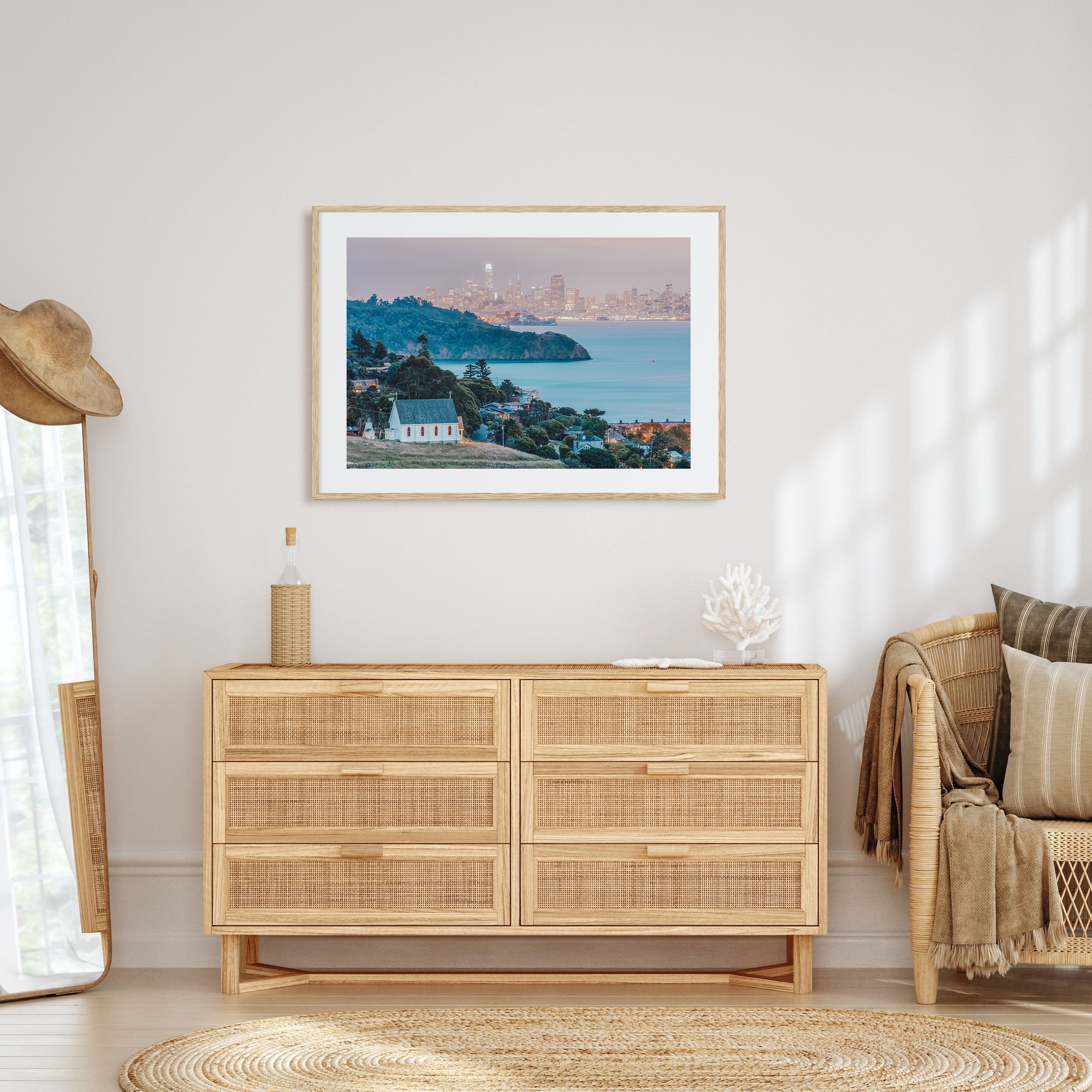 Marin County Landscape Color Poster